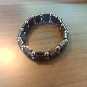 Magnetic hematite bracelet
